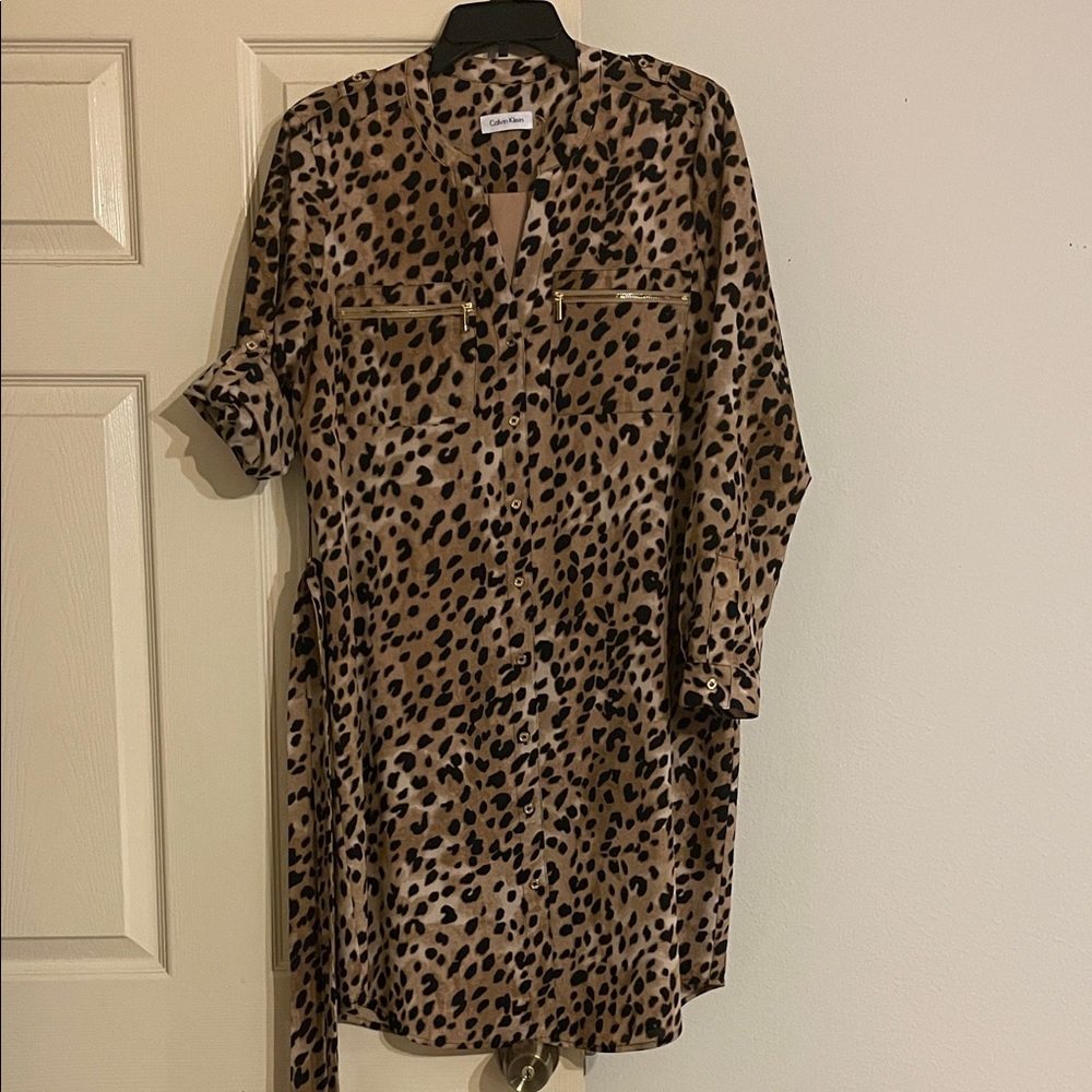 Calvin Klein Animal Print Dress